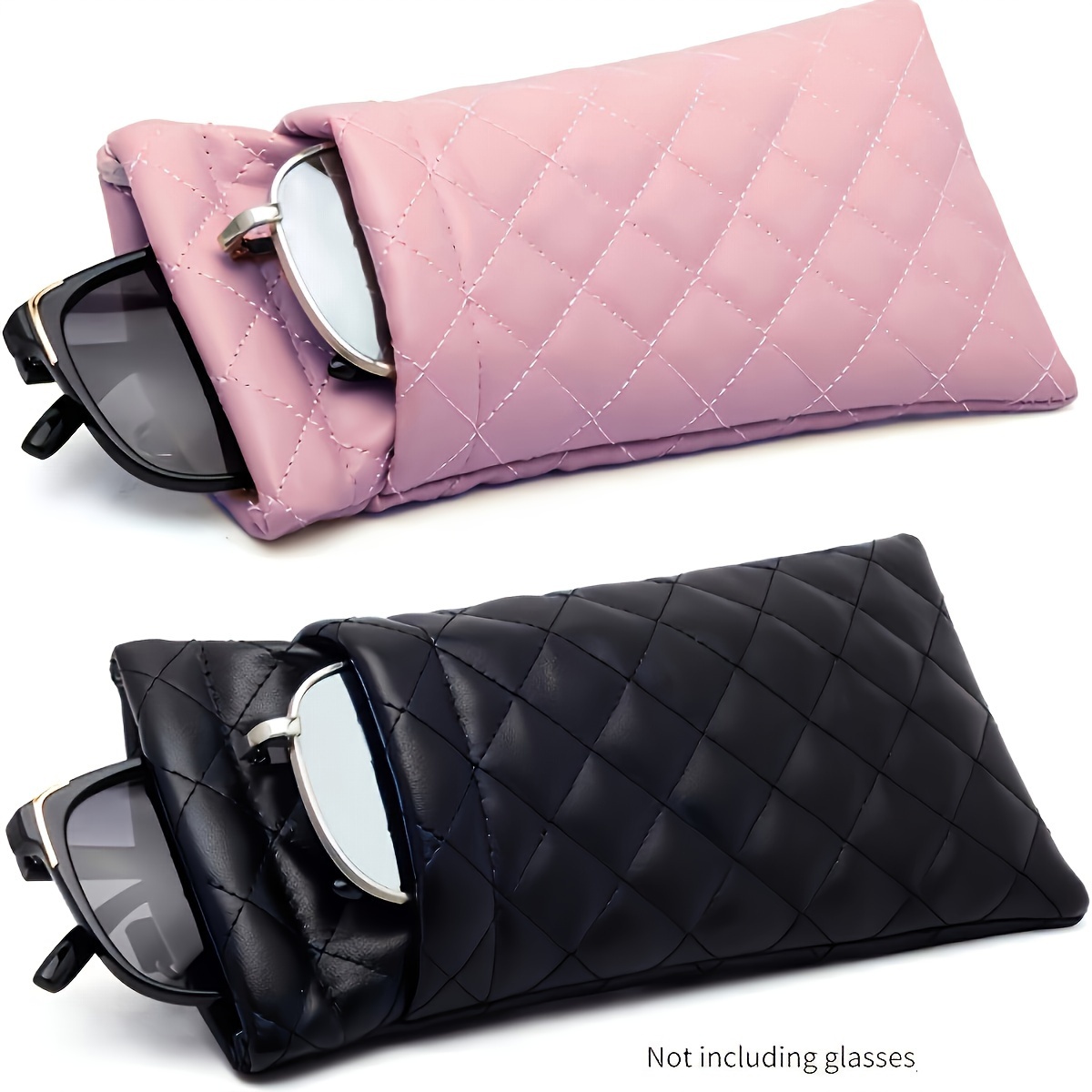 

Fashion Portable Fashion Glasses Case- Pu Leather Soft Fashion Glasses Case Eyeglasses Case Pouch