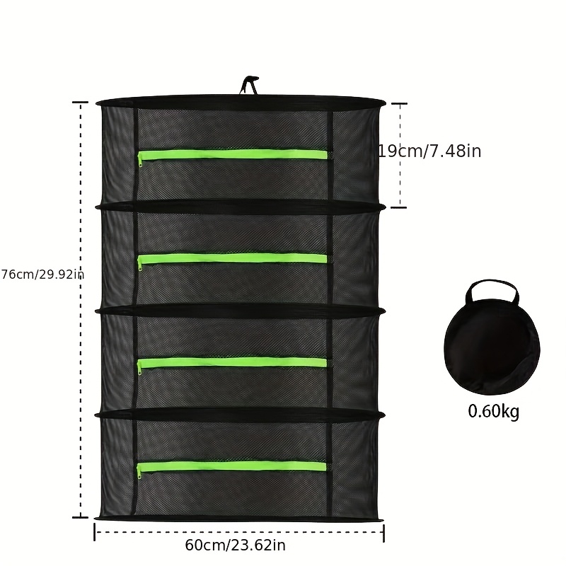 Image of Straight Plant Drying Net 4-tier