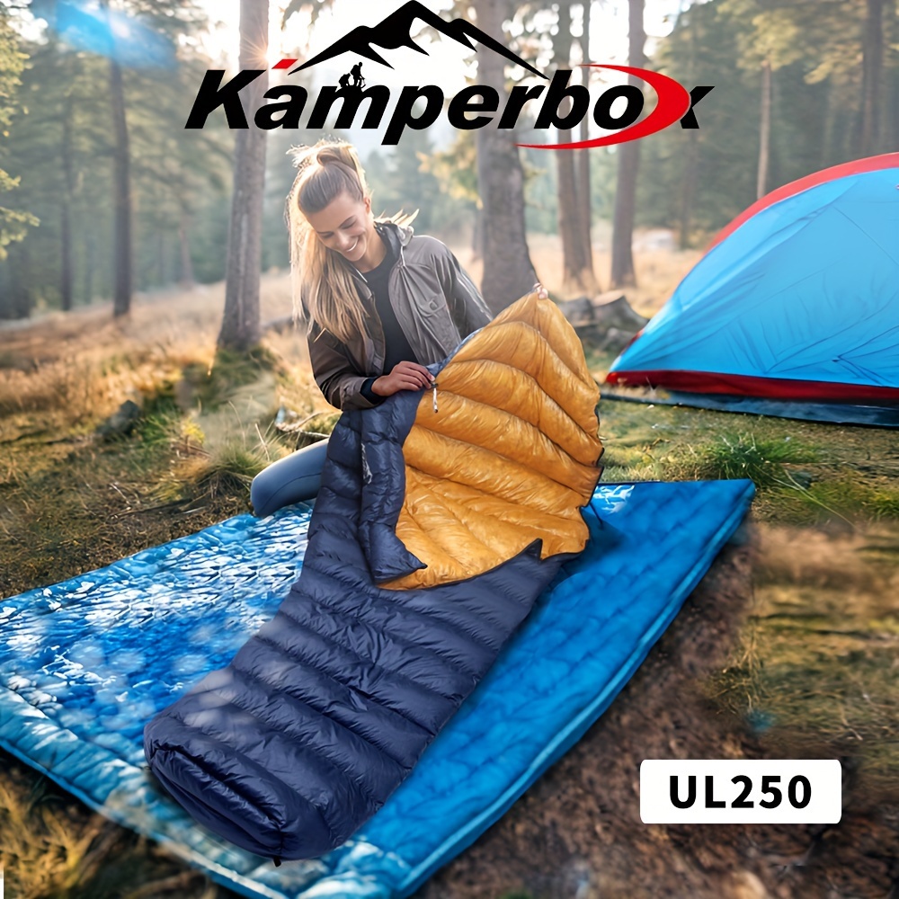 TEMU Kamperbox Ultralight Down Sleeping Bag Down Outdoor Camping Sleeping Bag Down Ul250