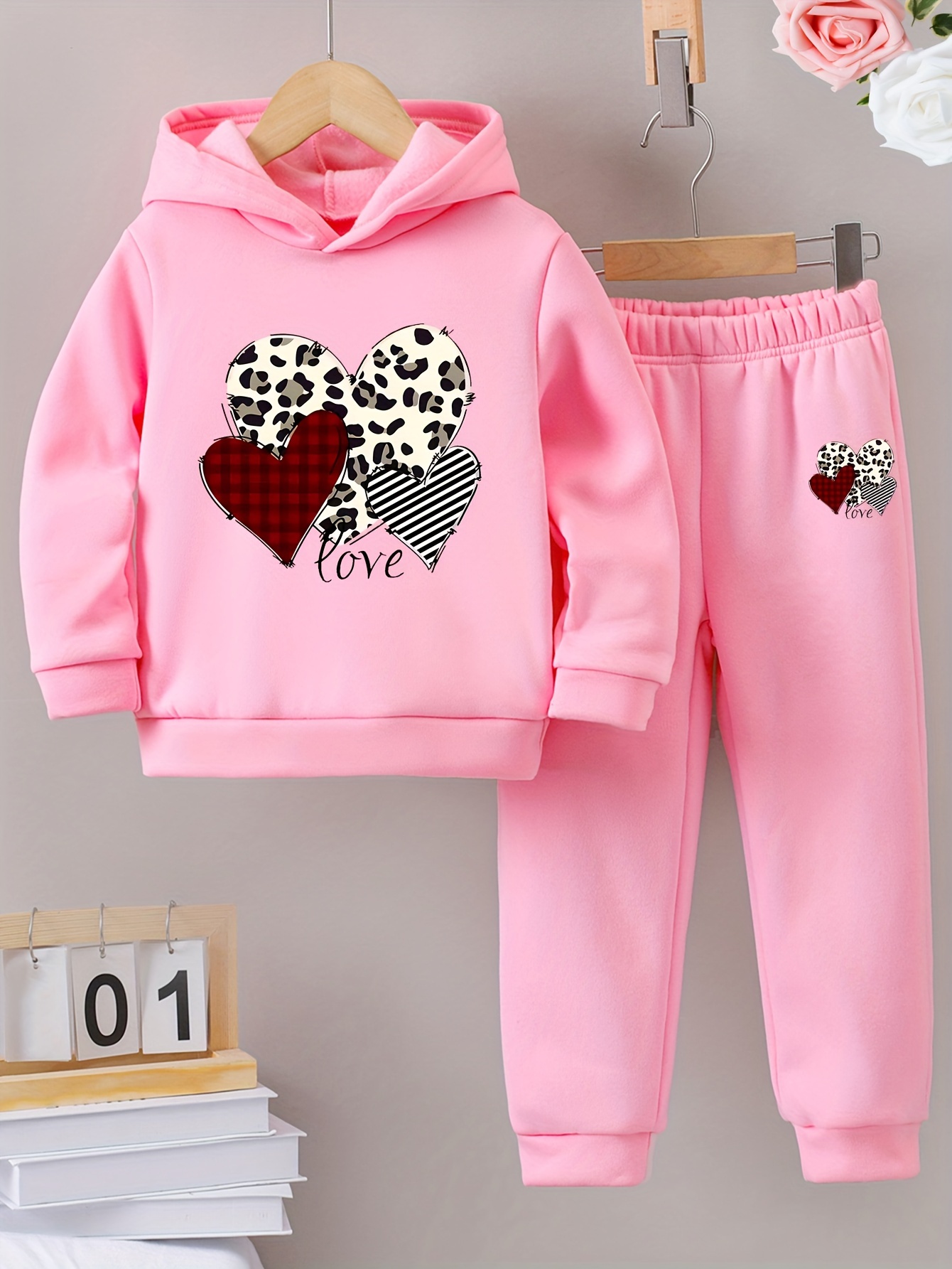 moleton aconchegante e para meninas com forro de fleece Temu Brazil