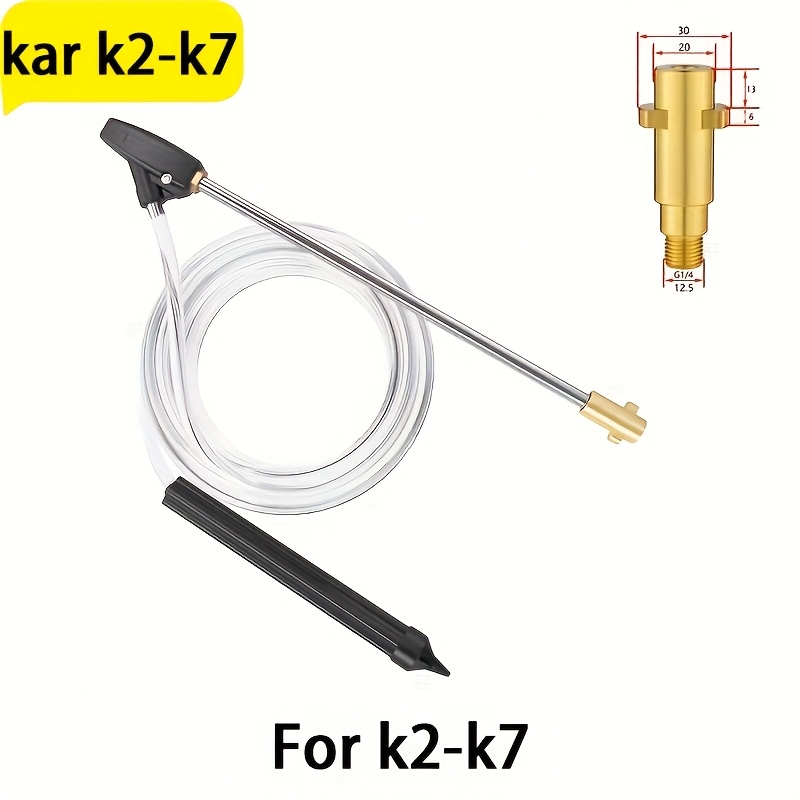 E-shop Druckreiniger-Sandstrahlzubehör, geeignet für Kar -K7 Serie, Nasssandstrahldüsen-Schlauch, Rostentfernung, Autowasch-Set
