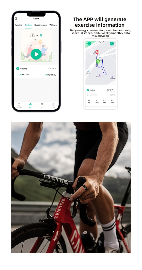 2026   smart rings for men women health monitoring ring fitness   with sport mode pedometer   calorie   ip68 fitness ring     ring for   for iphone gifts for him her Product details 6