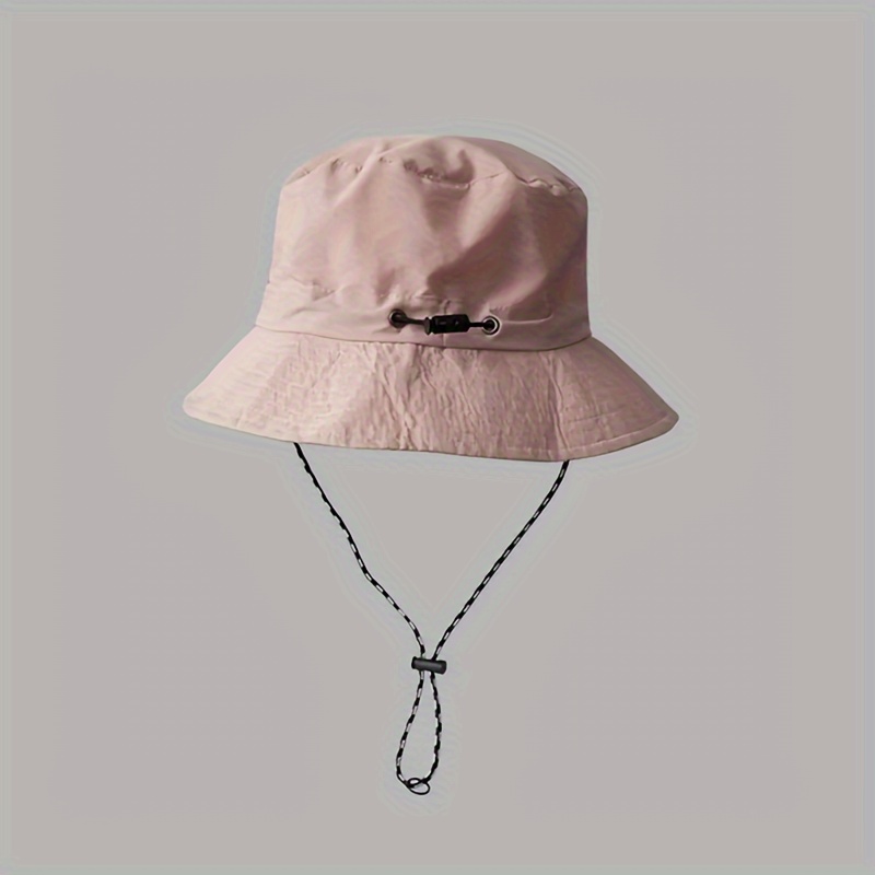 high quality uv blocking foldable fisherman hat quick dry breathable unisex outdoor sun hat with adjustable drawstring carry pouch 5 colors for hiking camping beach fishing hat beach accessories lightweight design durable construction   and campers details 5