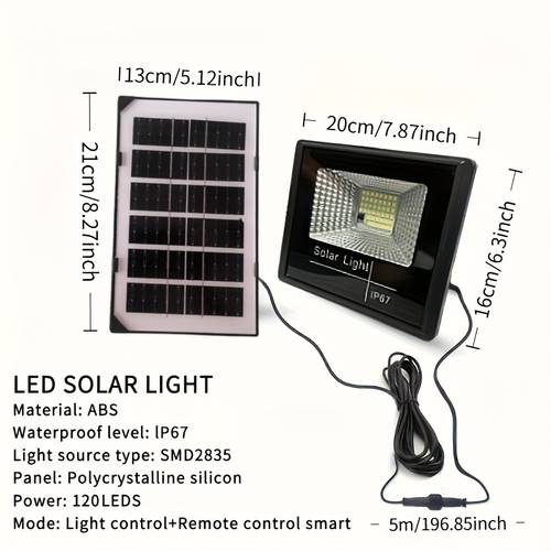 solar outdoor projector led flood light with remote control motion ip67 waterproof solar spotlight adjustable gooseneck for garden driveway solar panel included compatible low voltage