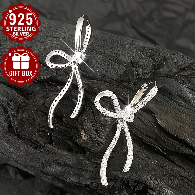 Fashionable 925 Sterling Silver Butterfly Earrings, Daily Wear