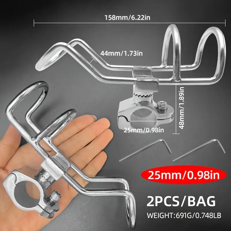 steel fishing rod holders 360 adjustable 25mm - Temu steel fishing rod holders 360 adjustable 25mm - Temu