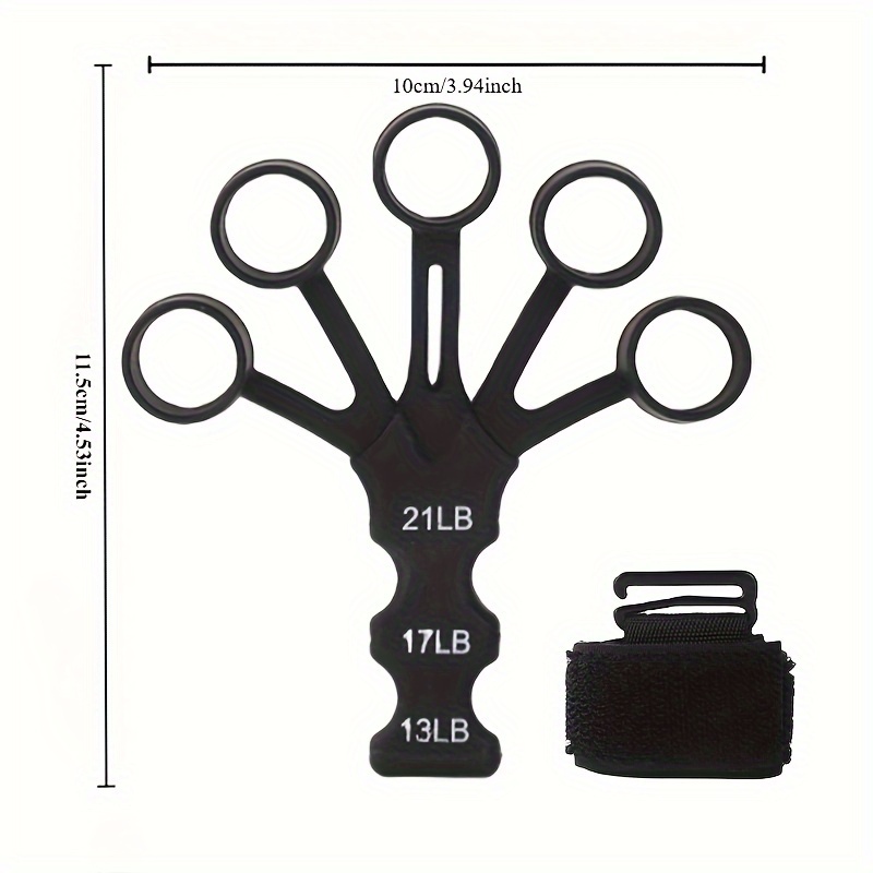 Silicone Finger Training Device, Wrist Strengthener, Finger Enhancer For And Extension, Grip Trainer For Fingers