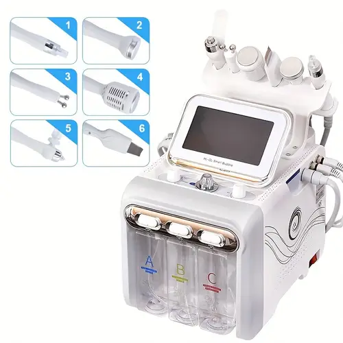 6 in 1 hydrogen oxygen facial bubble beauty skin cleaning machine 6 in 1 face facial machine