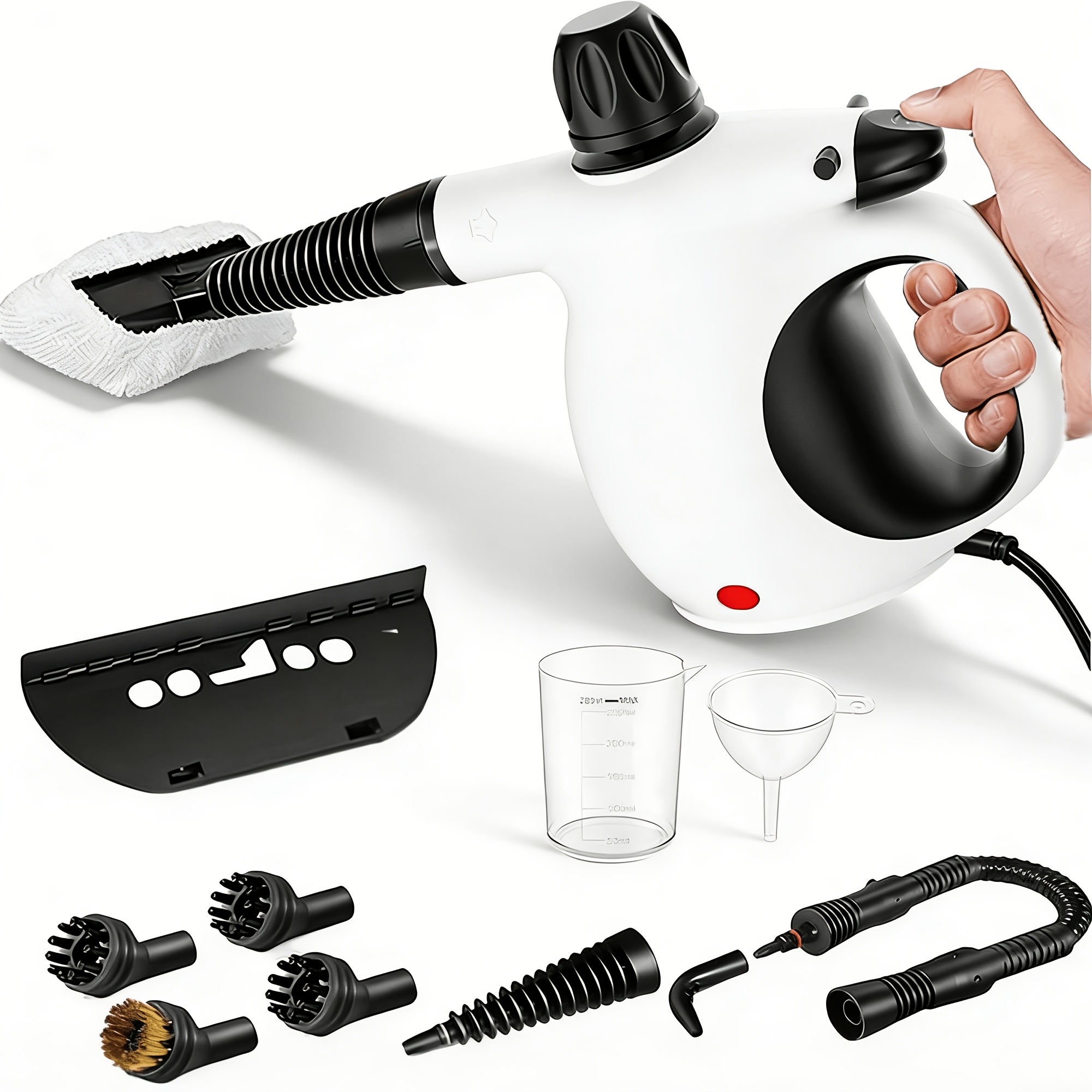 TEMU 13pcs Set - Home Handheld Steam Cleaner - Handheld Steam Cleaner, Chemical-free Multifunctional Portable Cleaner For Cleaning Kitchens, Cars,