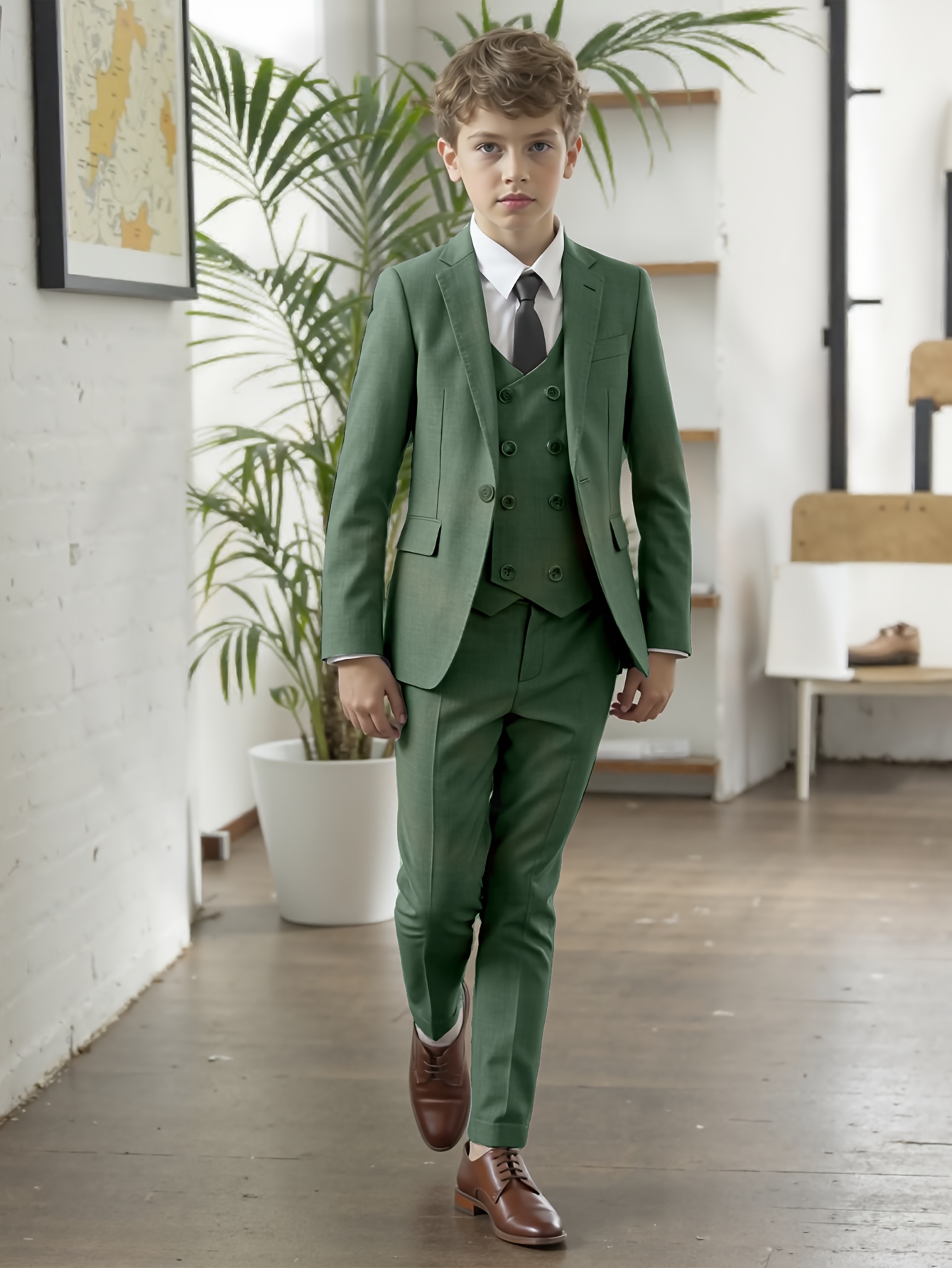green emerald velvet dress OppoSuits - Glorious Green main image 1