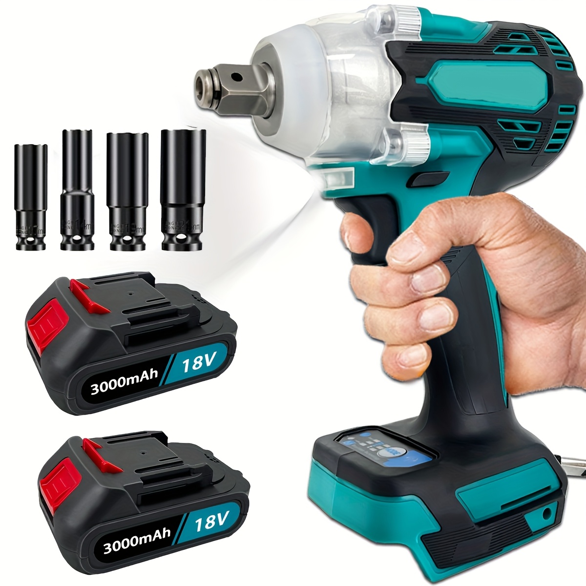 Cordless Impact Power Torque Impact Socket Set Cordless Brushless