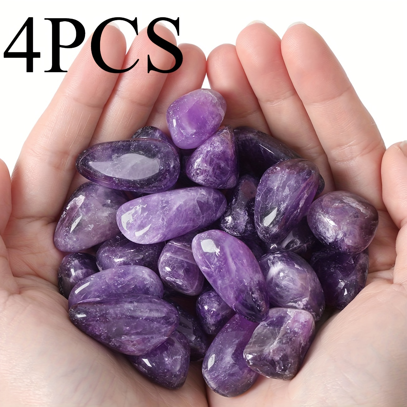 Bulk Amethyst Stone Polished Irregular Stone Balls for Crafts