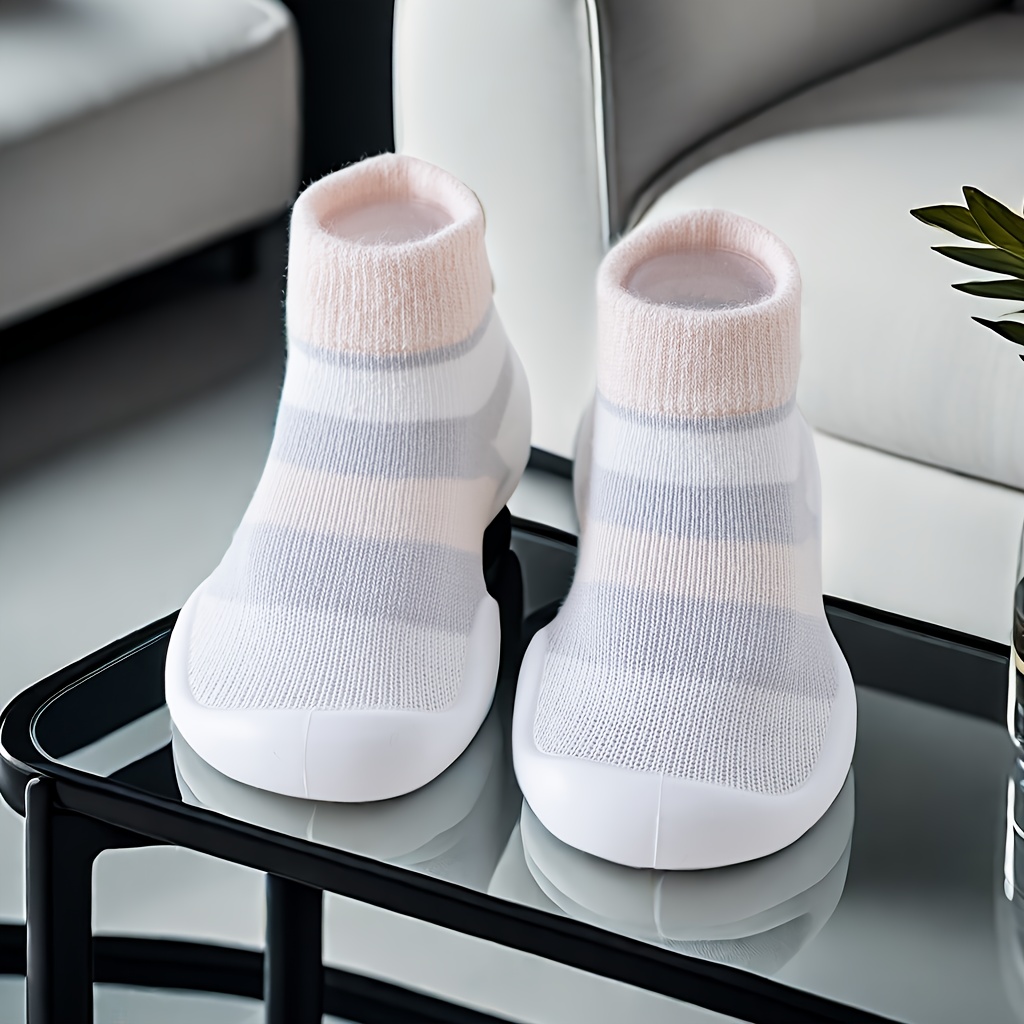 Adorable Cartoon Animal Face Toddler Walking Shoes - Breathable, Non-Slip Sock Shoes for Baby Girls & Boys, Perfect for First Steps, All-Season Comfort, Toddler Shoes