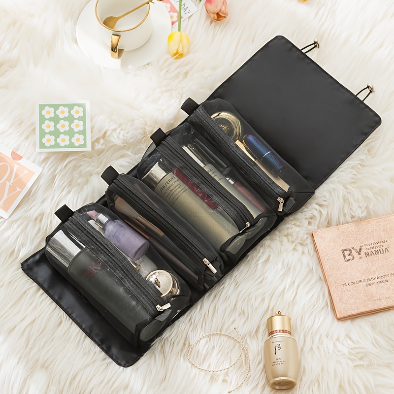 4-in-1 Storage Bag Portable Large-capacity Wash Bag Travel Mesh Storage Bag Detachable Storage Bag