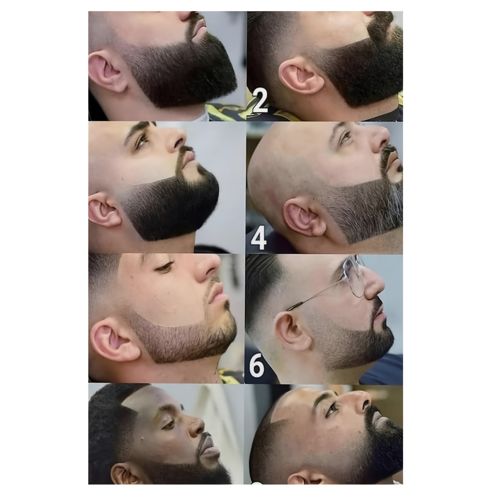 TEMU 2d Flat, 2d Flat, 1 Stylish Frameless Canvas Poster Designed For Men, Measuring 12x18 Inches, Featuring A Shop Haircut Chart. It Serves As A