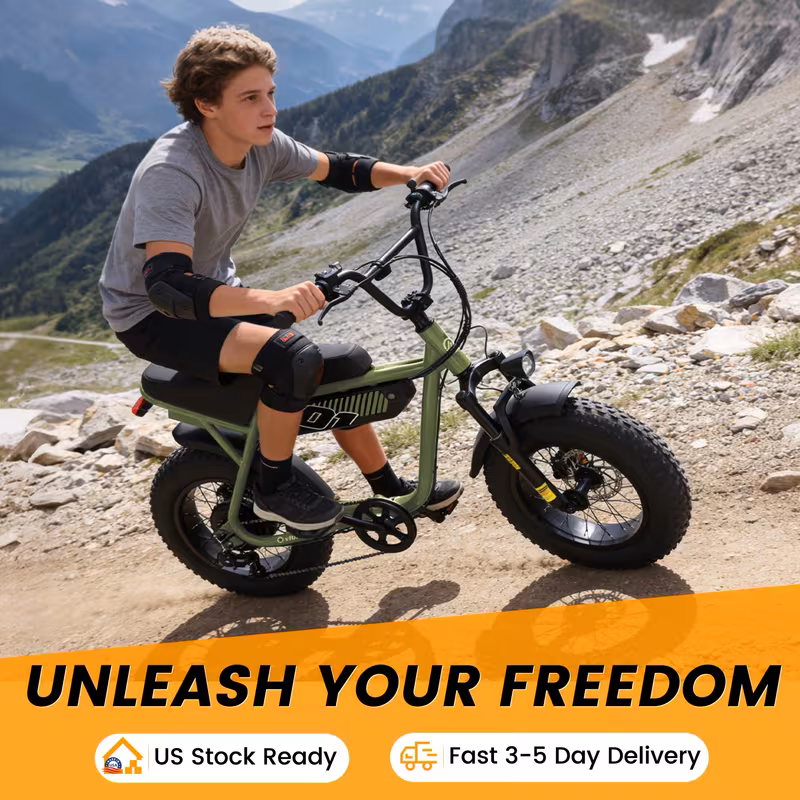 2 pack eskutes latest 2026 electric bicycle model for adults teens removable battery electric bike 16 4 tire 749w motor 48v 13ah removable battery the for gifts free phone bag and combination lock Product details 0