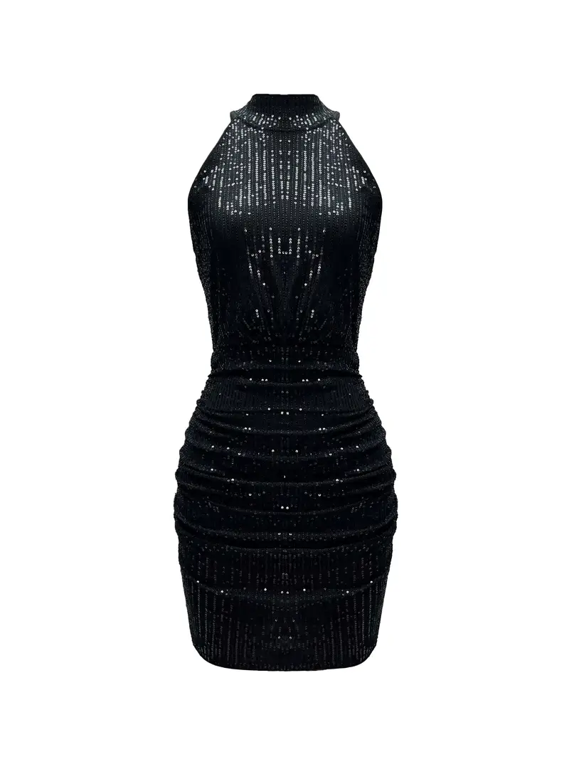elegant directional black halter neck dress shoulder design - Temu Pakistan elegant directional black halter neck dress shoulder design - Temu Pakistan