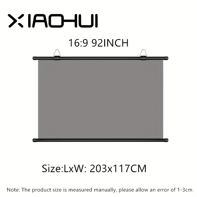 Image of Xiaohui Splicing Projection Screen 60/92/110/133 Inches-4k Hd, 16:9 Ratio, Anti-wrinkle Washable Nylon Material, Easy To Clean, Portable Design, Suitable For Families, Gatherings, Offices
