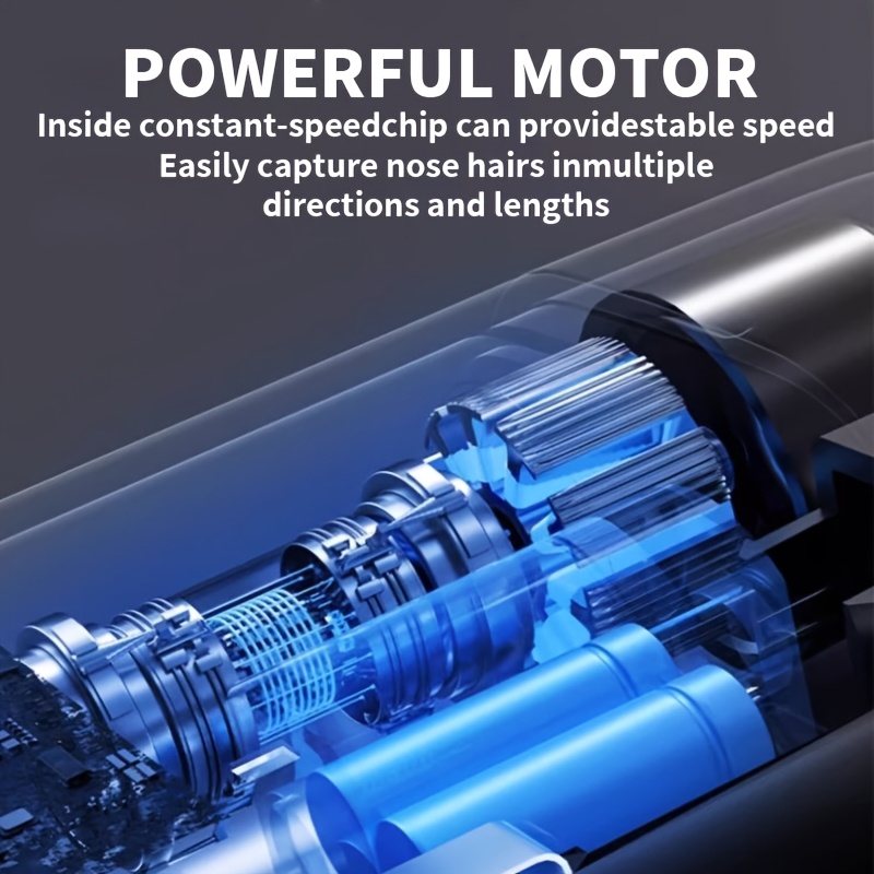   portable electric nose hair trimmer with   usb rechargeable lithium battery easy   women nose hair removal Product details 1