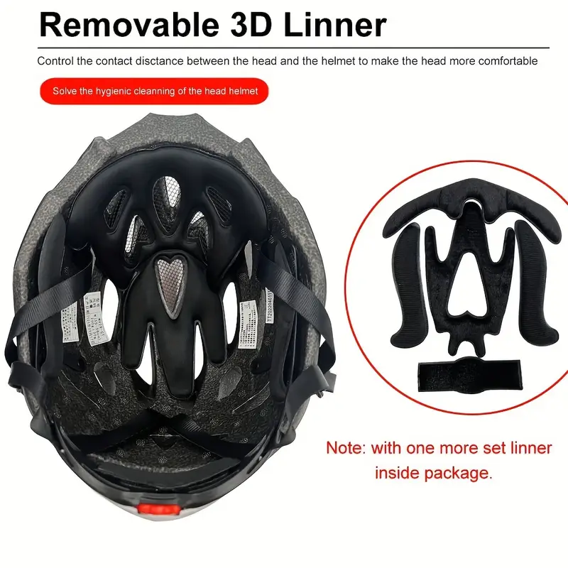 moon ultralight cycling helmet with removable visor black red adjustable multi use for road mountain biking unisex adult uncharged unisex cycling gear modern helmet design adjustable strap helmet details 9
