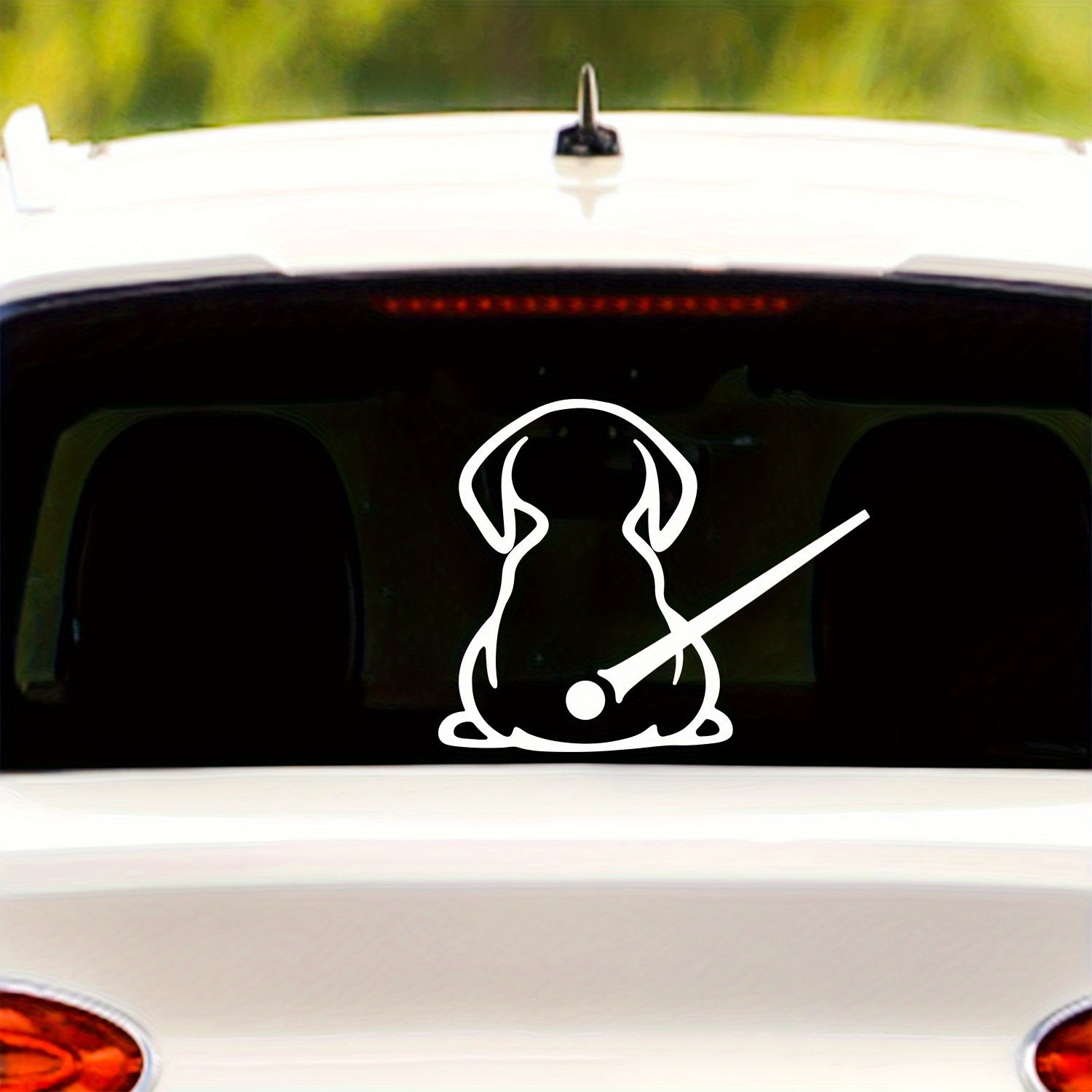 

Cute Puppy Car Sticker Funny Dog Moving Tail Waving Wiper Sticker Rear Window Wiper Decal Waterproof Vinyl Decal Cartoon Animal Dog Windshield Sticker Suv Car Laptop Decoration