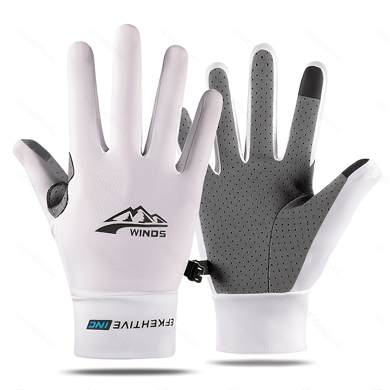 TEMU Men's Summer Gloves, High-elasticity Gloves For Women, Cycling Sports, Electric Bike Riding Gloves