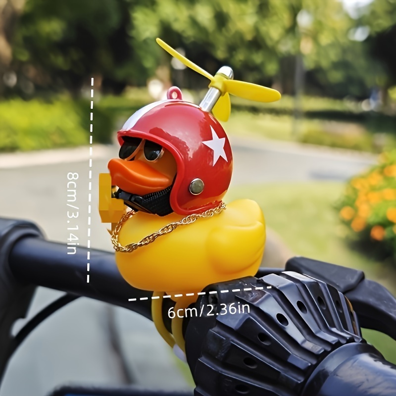 

1pc Pvc Duck Thumb Ring, Motorcycle Handlebar Accessory, Perfect Gift For Bikers, Street Sport Motorcycle Decor, 2.36in Length