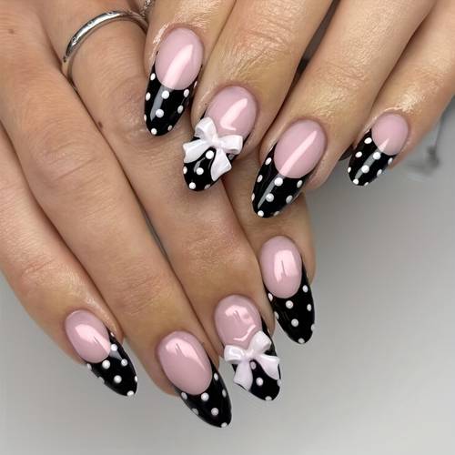 24 uñas postizas medianas de , puntas de , uñas falsas 3d de decoración , y diseño de , uñas de total, estilo minimalista, adecuadas para uso y fiestas por mujeres y