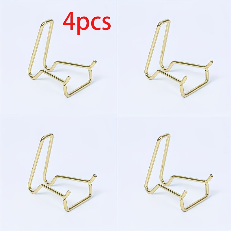 TEMU 1pc/4pcs Soporte de Exhibición de Cristal Metálico Geométrico Bohemio - Base Multifuncional para Esferas, - Decoración Ideal para el Hogar, y