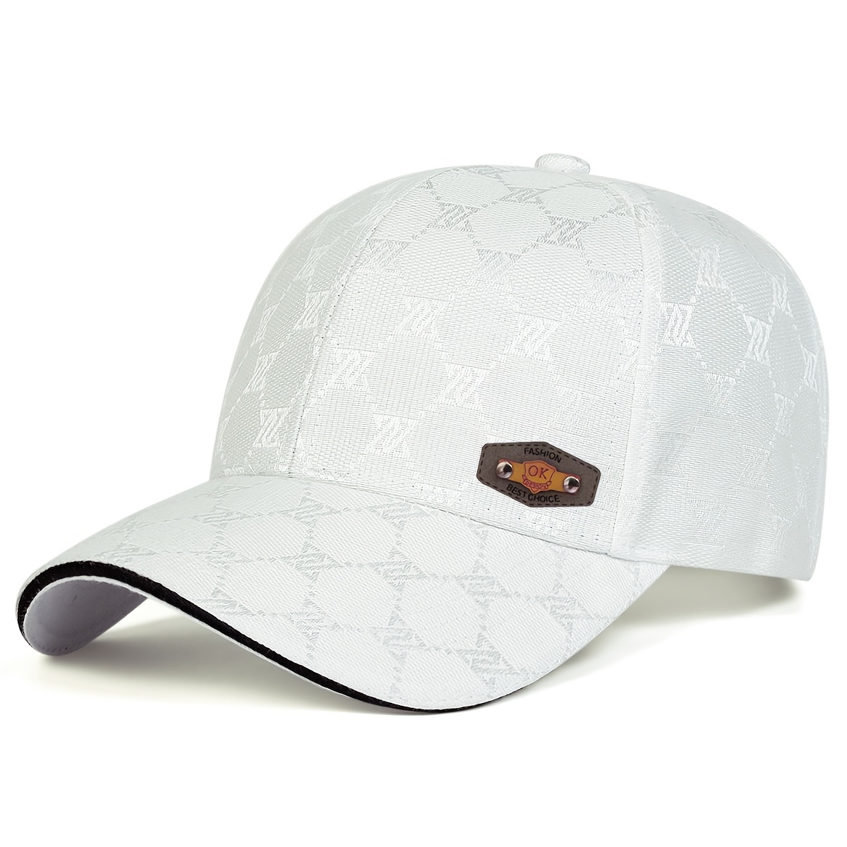 TEMU Autumn Summer Men's Trendy Baseball Cap Fashion Unisex Comfortable All-match Hat Women's Outdoor Sports Sunshade Cap