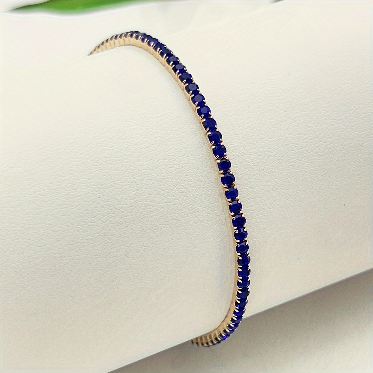 Ultra Thin Rhinestone Tennis Chain Women's Bracelet