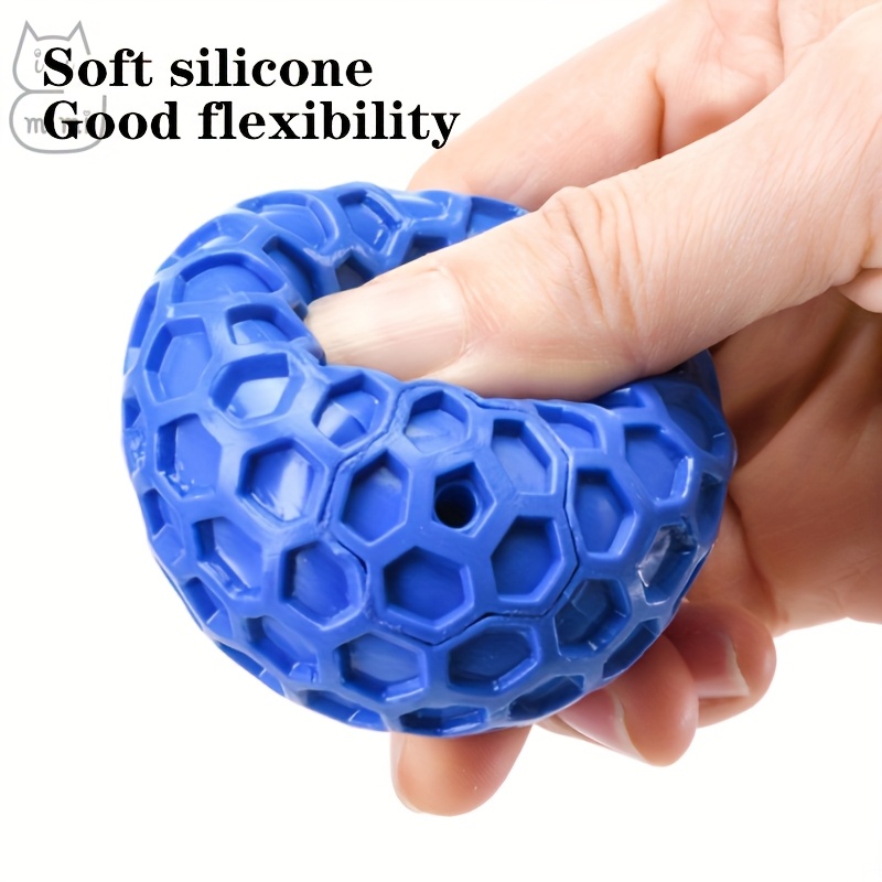 mimi 2pcs heavy duty indestructible dog chew toys with   tough honeycomb rubber ball with hexagonal texture squeaky   non toxic aggressive chewer toys for large dogs all breed sizes   red black white durable chew ball for fetch tug of   fun interactive playtime easy to   for   squeaky balls for large dogs interactive balls for dogs   equipment large interactive dog ball Product details 8