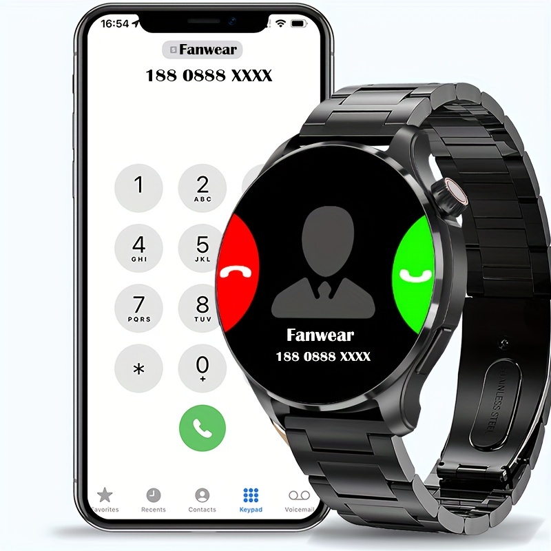 Smart Watch 1.53-inch AMOLED Screen Smartwatch, Supports Wireless Calling, Music Playback, Multiple Sports Modes, GPS Exercise Tracking, Fitness_voghion.com