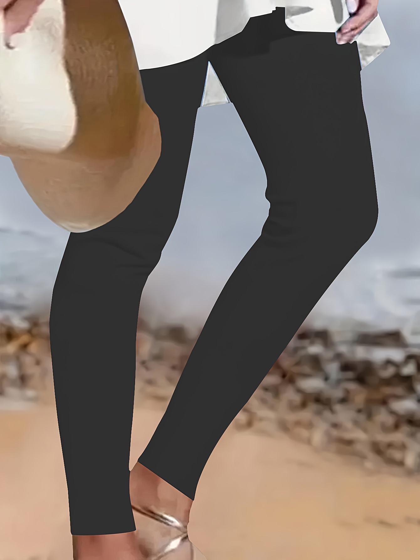 High Waist Plus Size Active Yoga Leggings For Women - Long-Length Tights For Casual Wear