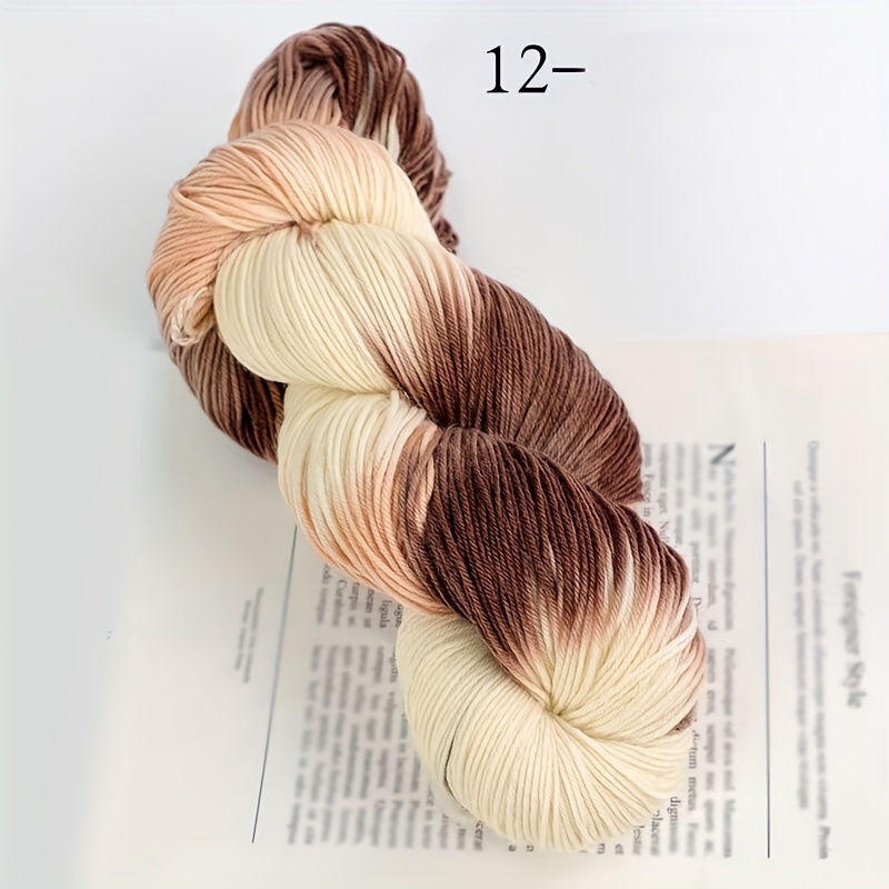Rainbow Gradient Wool Yarn 200g - Perfect For Hand Knitting Sweaters, Scarves, Hats & Gloves, Handmade, Crochet, Shawl