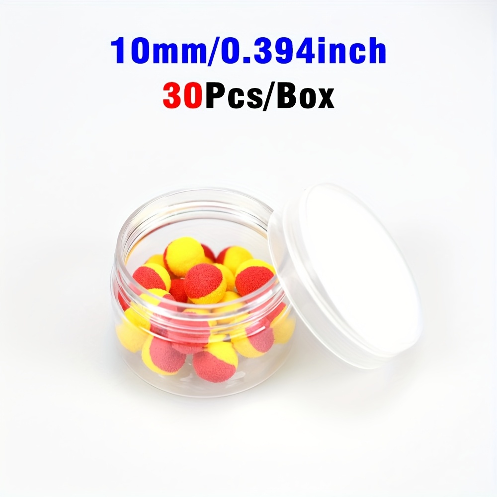 A Can Of 30 Eva Bottom Fishing Floats For Carp Fishing, Bait Balls For Angling Supplies