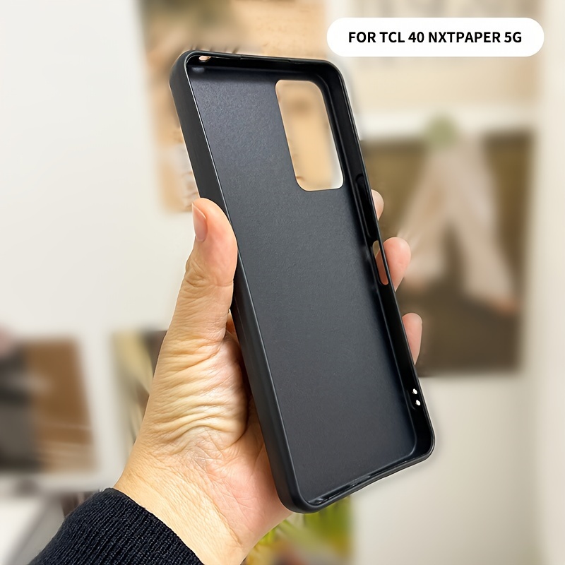 Black UNI silicone back for TCL 40 NXTPaper 5G