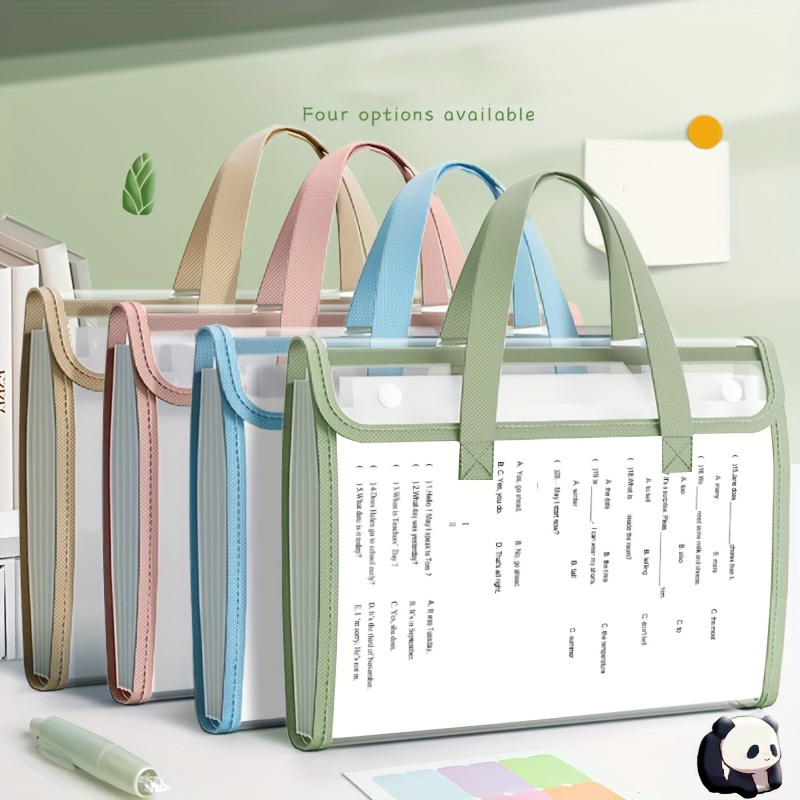 13 pocket expandable reversible file organizer binder with tabs portable document holder for   office in   Product details 5