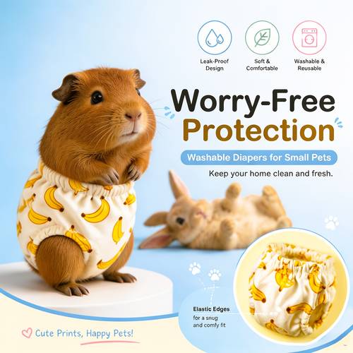 reusable small pet urinary pads for squirrels and small animals washable absorbent diapers for hygiene training and outdoor supplies comfortable leak resistant pet care products