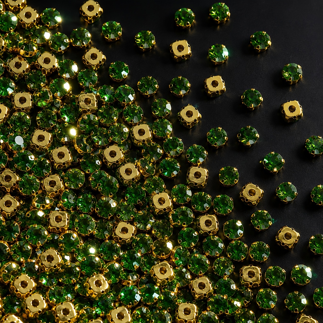 Hand Sewing Rhinestone Round Pointed Bottom Rhinestones