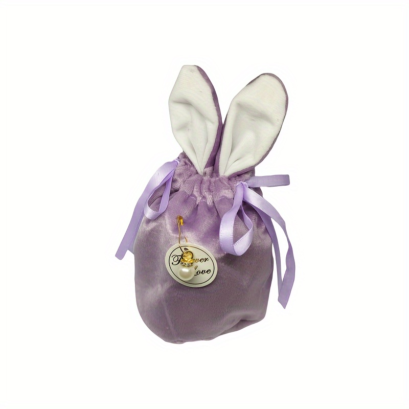 Velvet bunny ear bags hot sale