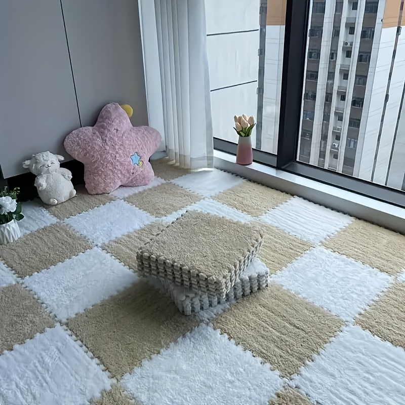 20pcs Puzzle Mat, Diy, Soft And Hand-washable - Suitable For Bedrooms, Living Rooms, Perfect Gift For Festivals