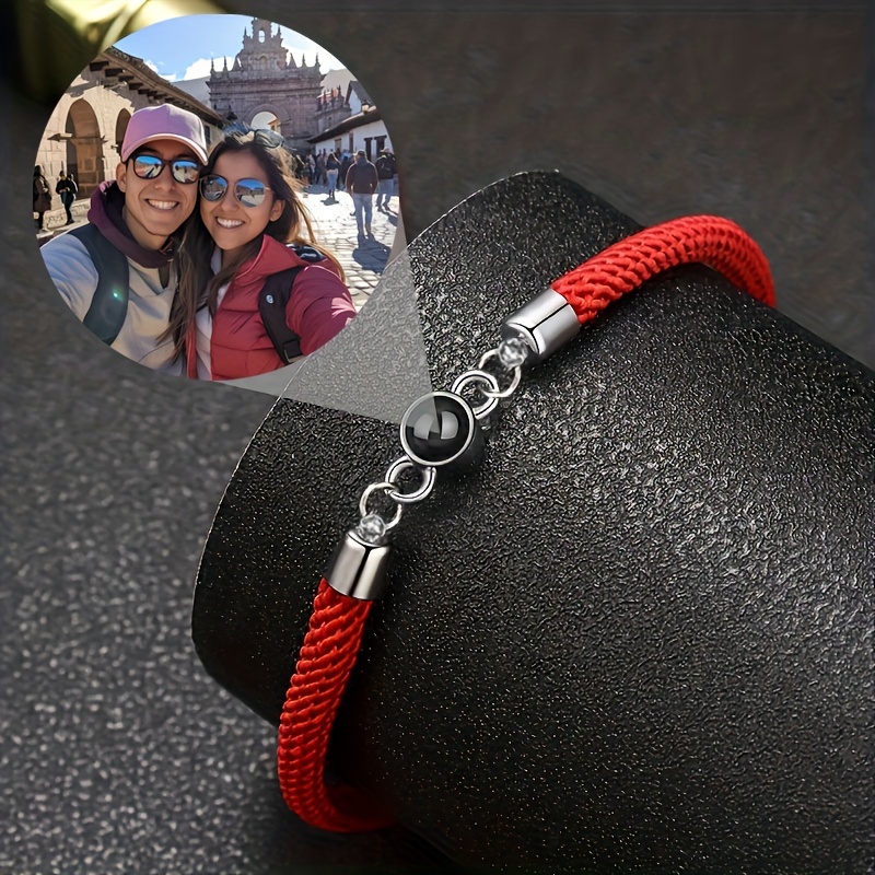 

Personalized Photo Projection Bracelet, Customized Gift For Girlfriend, Lover, Mother, Delicate Gift