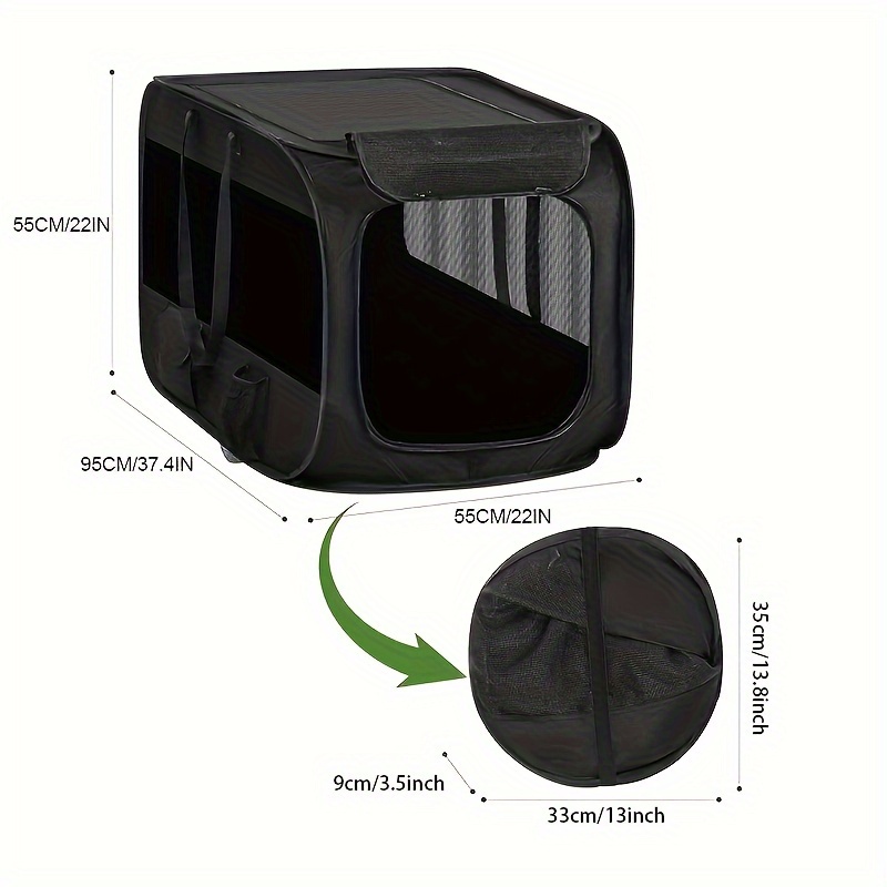 1pc rectangular folding dog cage fence puppy pet supplies tent dog bed rolling room Product details 2