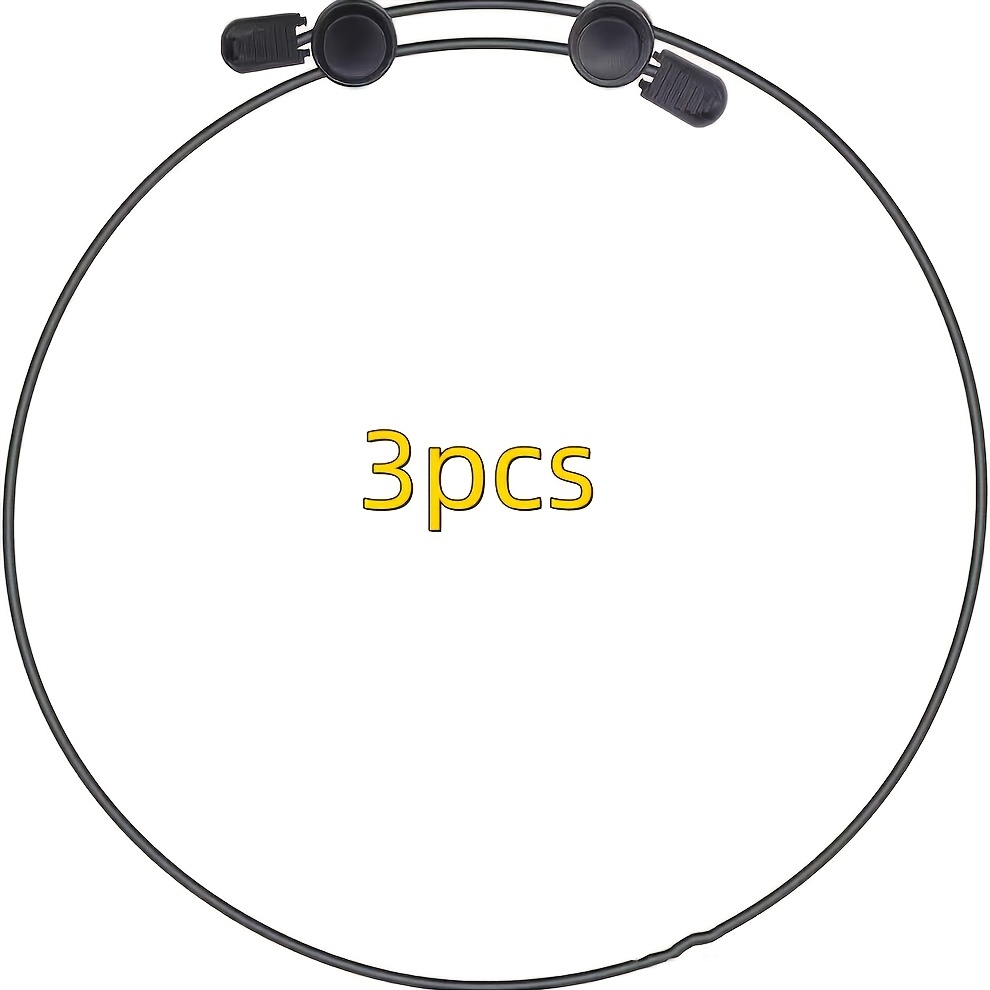 TEMU 3 piezas de clips ajustables con cordón para la cintura - de dobladillo invisible, reductor de suéter para camisetas de manga corta y cinturones