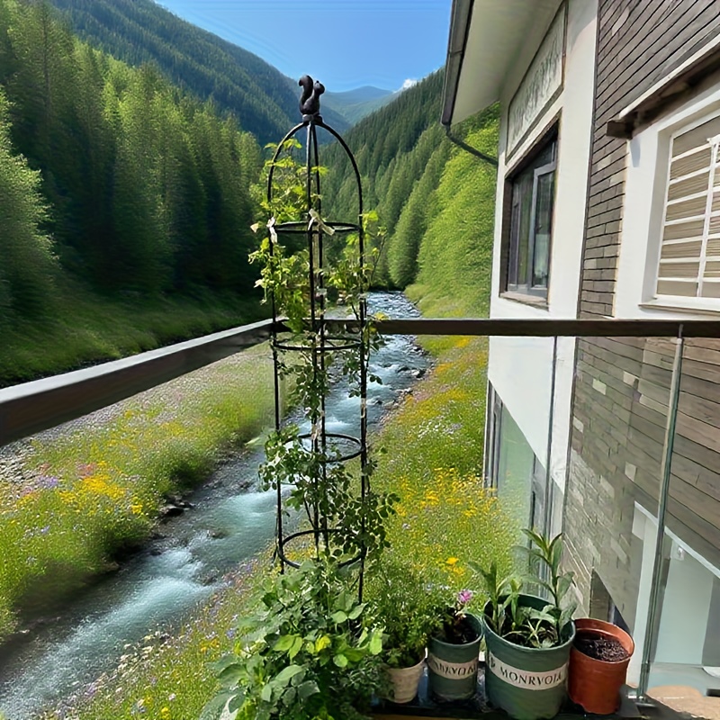 E-shop Cartoon Eichhörnchen Design Pflanzen Gitter Blumenständer Geeignet für Innen- und Außengärten für Rosen und Kletterpflanzen Pflanzen Gitter
