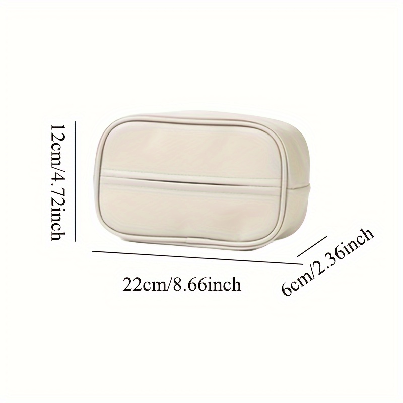 car backseat pu leather tissue holder universal fit   hanging paper storage organiser auto interior accessory with easy mounting Product details 2