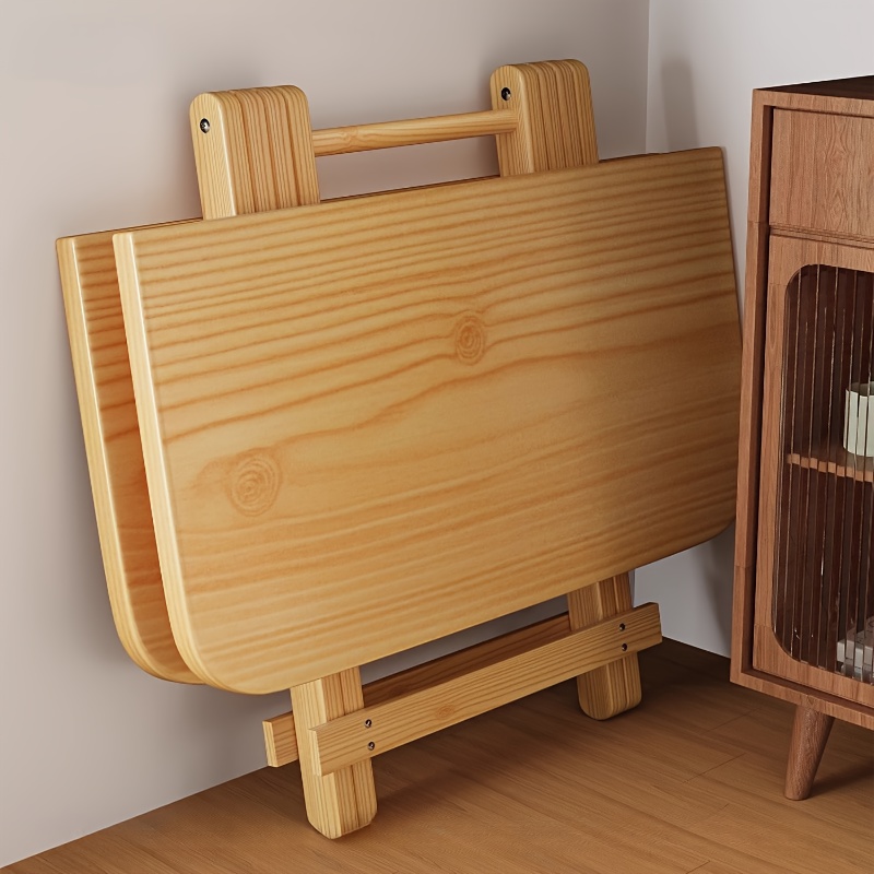 1pc mesa auxiliar plegable multifuncional retro   con estante de almacenamiento - diseño de   que    , adecuada para  s pequeños,  , sofá y decoración  , mesa plegable,   para   de    , mesa pequeña para camping