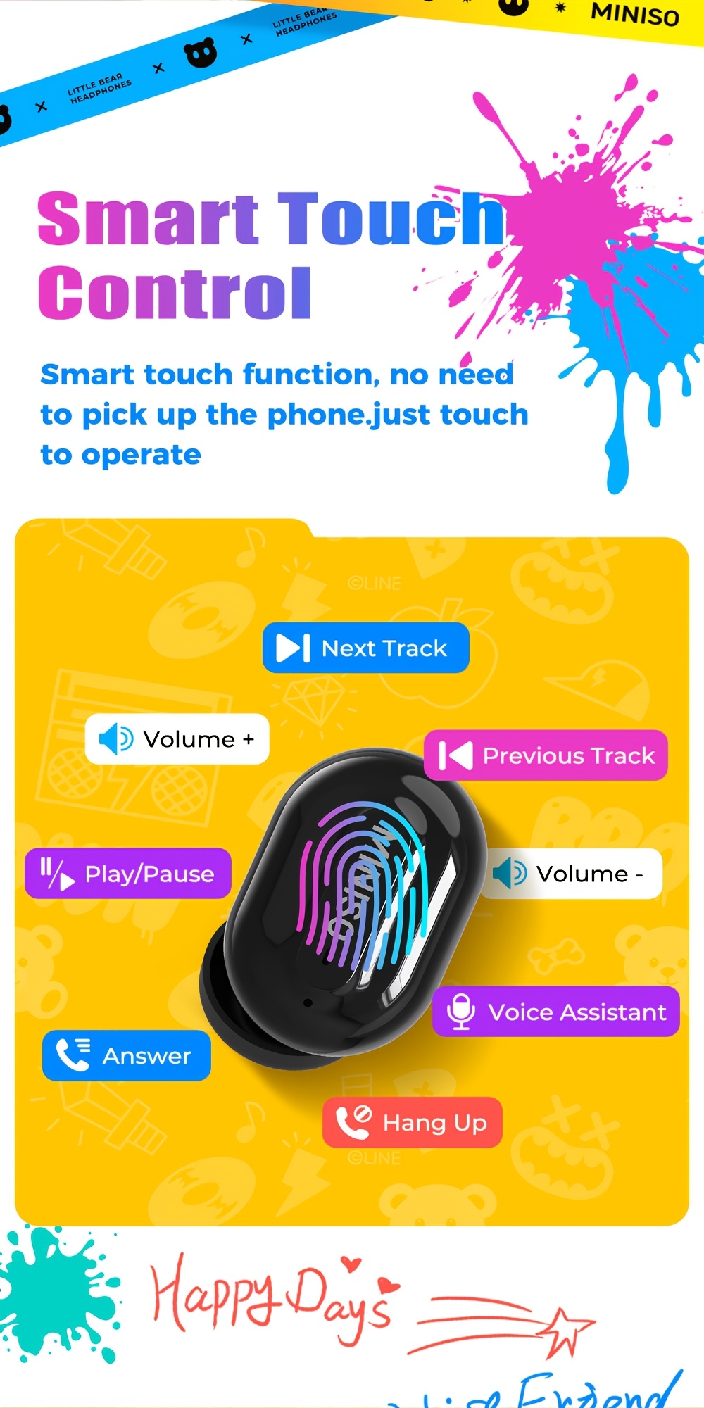 Écouteurs Intelligents de Traduction | Écouteurs Sans Fil Bluetooth 6.0 | Traduction en Temps Réel par IA pour 134 Langues, Logiciel Gratuit à Vie | 40 Heures d'Autonomie, Double Mode pour Jeux et Musique | Charge Rapide Type-C, Design Portable avec Lanière, Masque Élégant à Changement de Visage