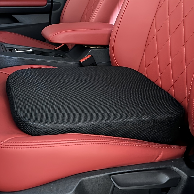 

Driving : Thickened Car Seat Cushion, Suitable For Short People, Easy To Clean With Design